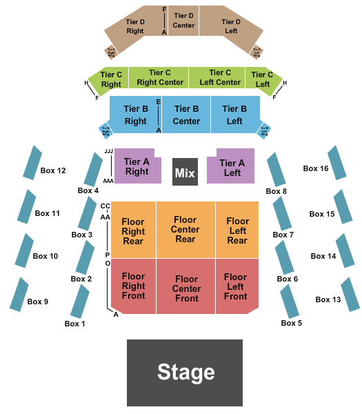 The Anthem John Mulaney Seating Chart